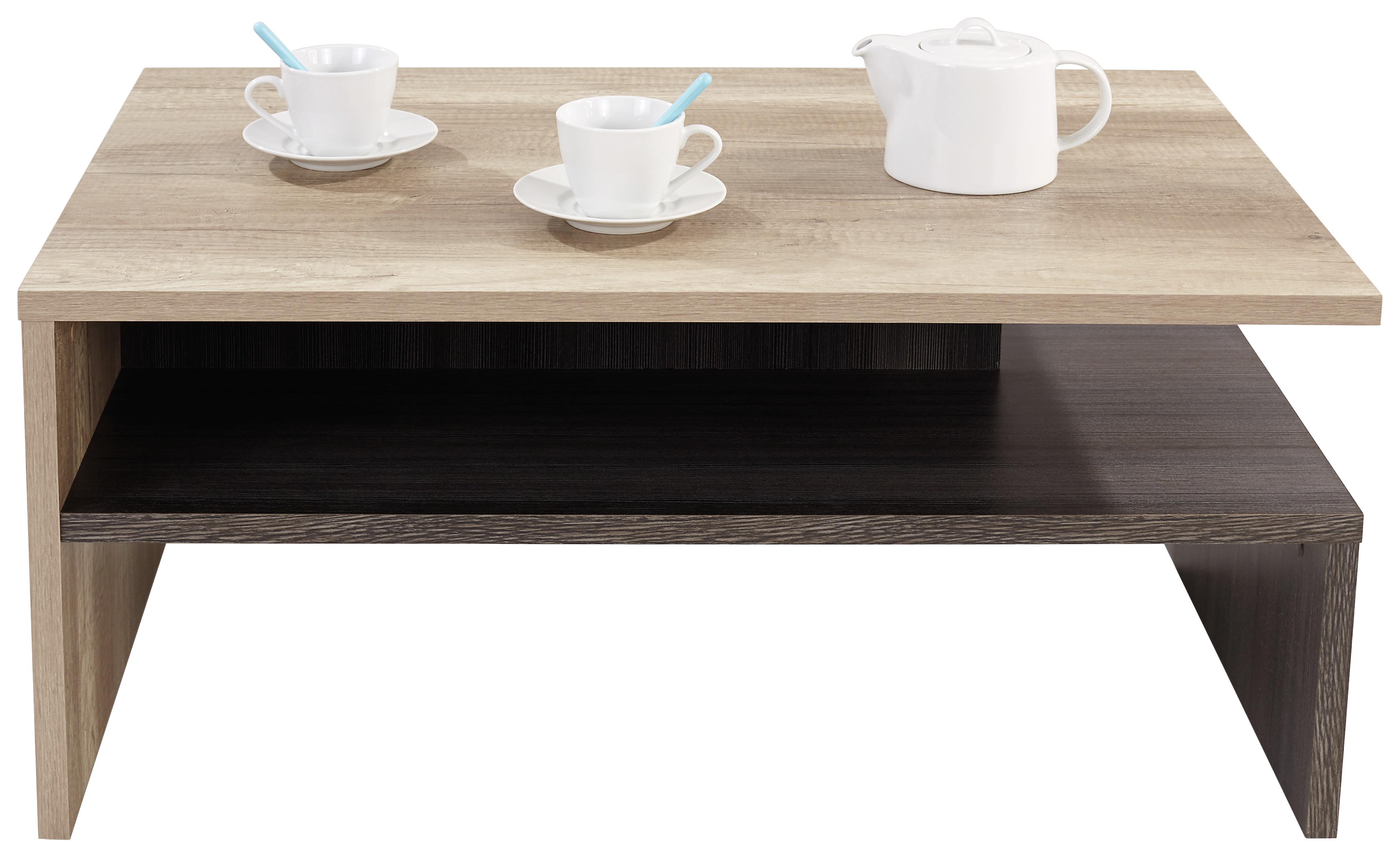 Konferenční Stolek Laura - barvy dubu, Moderní, kompozitní dřevo (90/42/60cm)