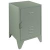 Nachtkästchen Bronxx Grün B: 40 Cm - Grün, MODERN, Metall (40/60/40cm) - Vipack