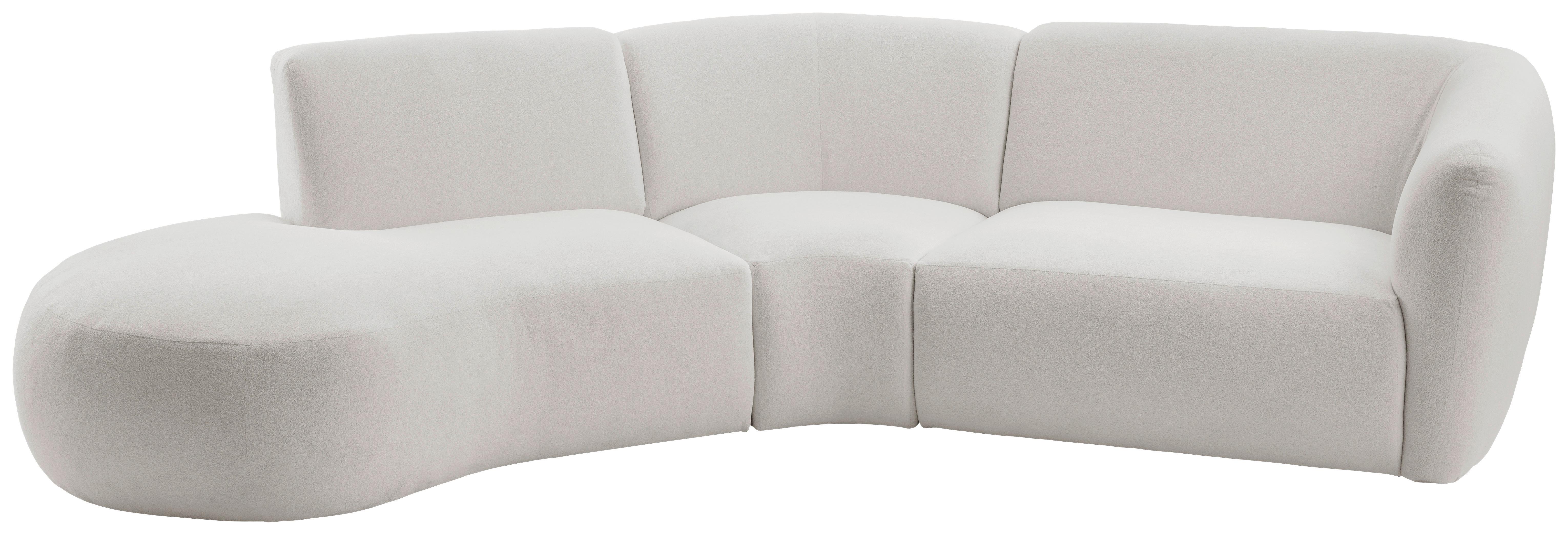 ECKSOFA Jesi, Beige S: 182x276 cm - Beige/Schwarz, MODERN, Textil (182/276cm) - Livetastic