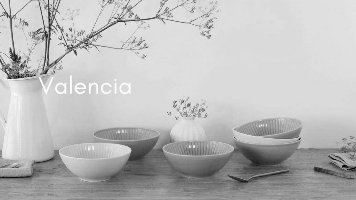 Schüsselset Valencia 6--Teilig., Creme, Grün, Blau - Pastellblau/Pastellgrün, Basics, Keramik - Creatable