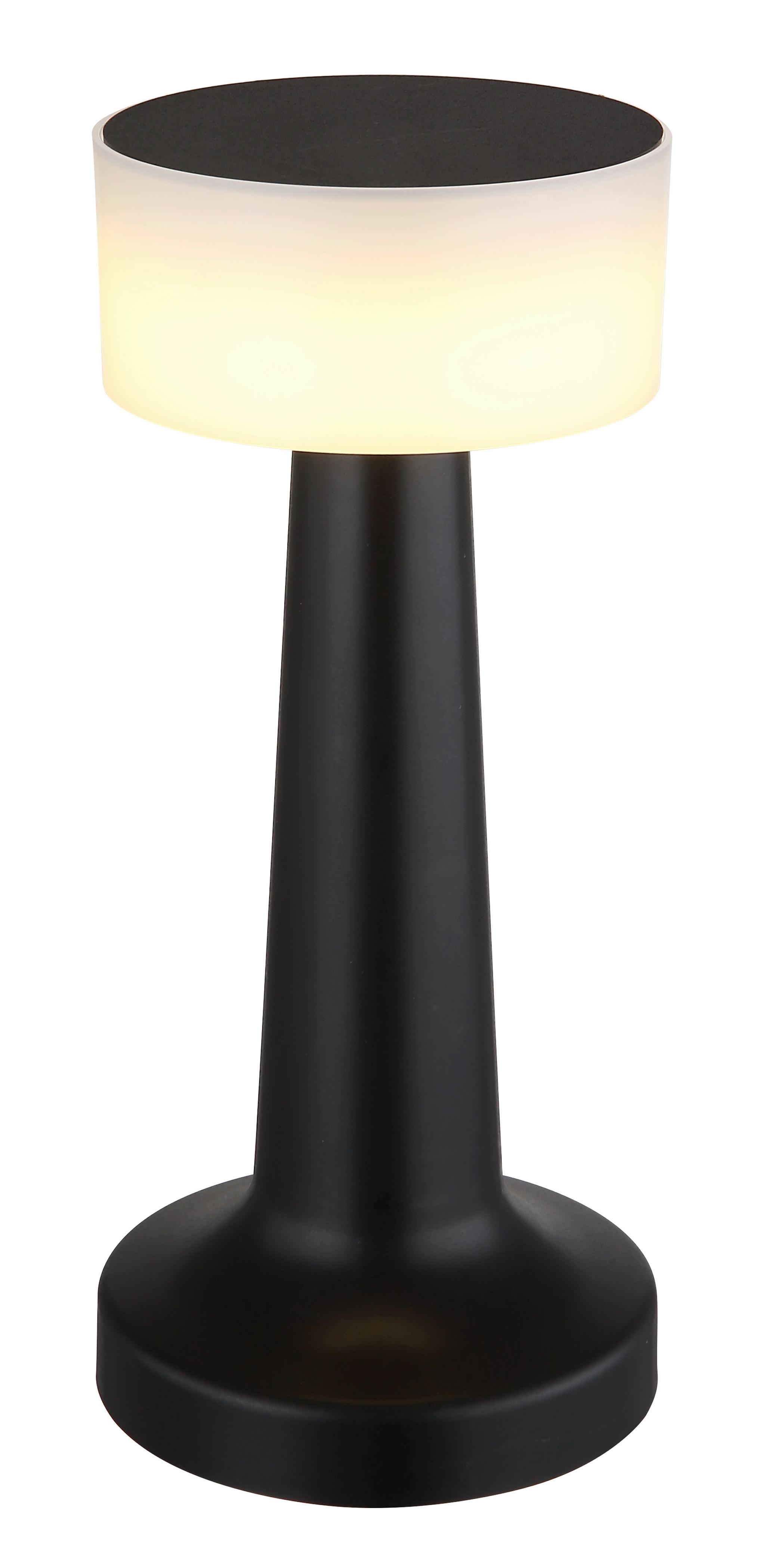 Akku-Tischleuchte 58447S - Schwarz/Weiß, Basics, Kunststoff (9,5/21,5cm) - Globo