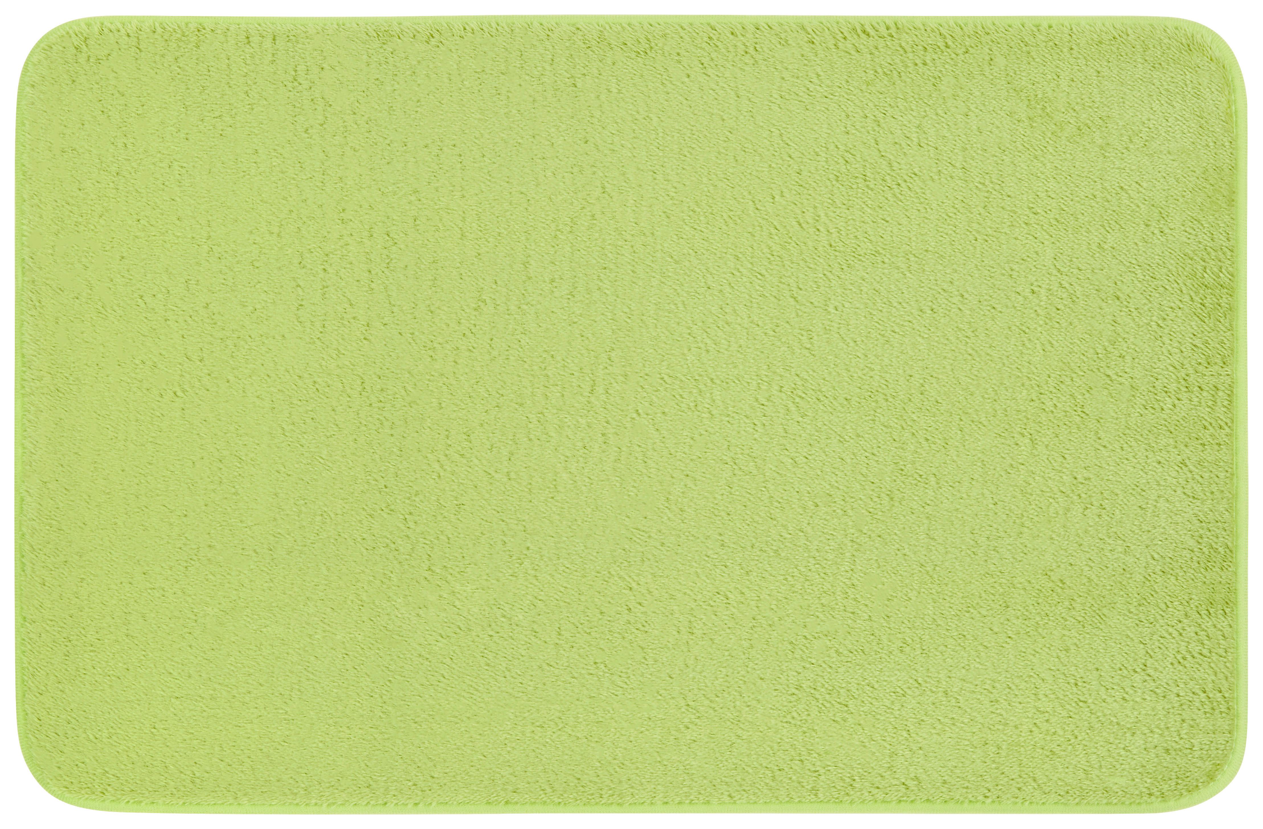 Badematte Lisa Grün 45x70 Cm Rutschhemmend - Grün, KONVENTIONELL, Textil (45/70cm) - Ondega