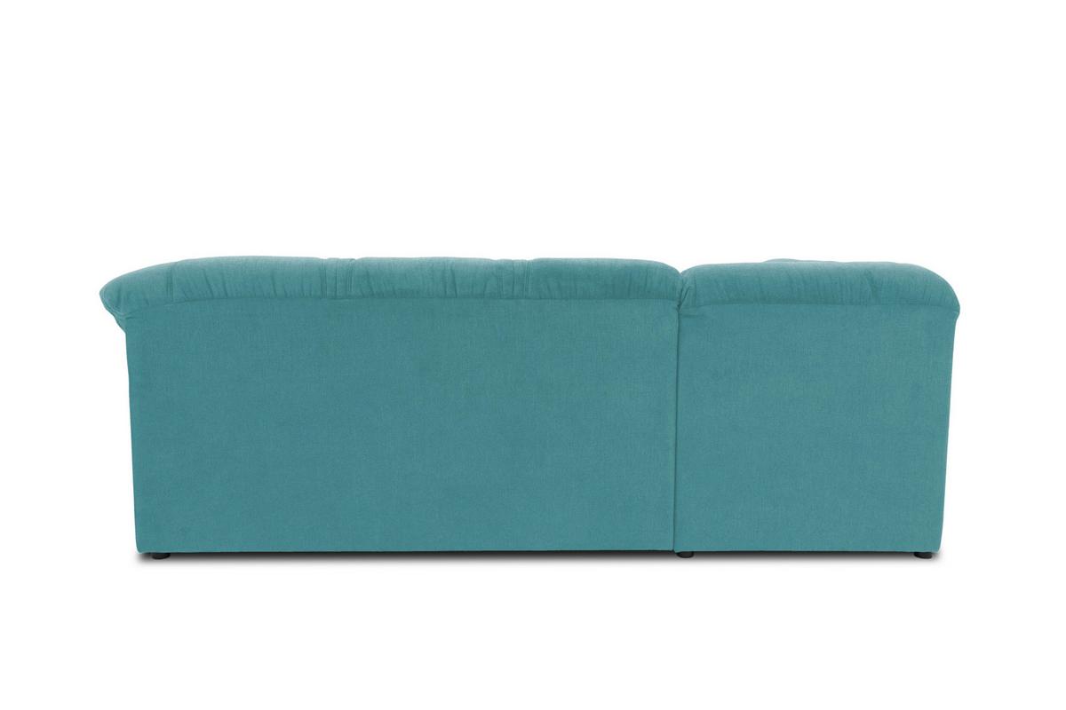 Ecksofa Sarafina Petrol S: 190x240 Cm - Petrol/Schwarz, KONVENTIONELL, Textil (190/240cm) - MID.YOU