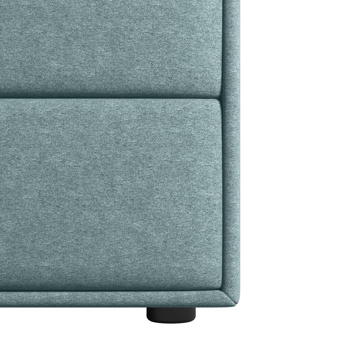 Boxspringbett Palermo 180x200 cm Blau - Blau, MODERN, Holz/Kunststoff (180/200cm) - MID.YOU