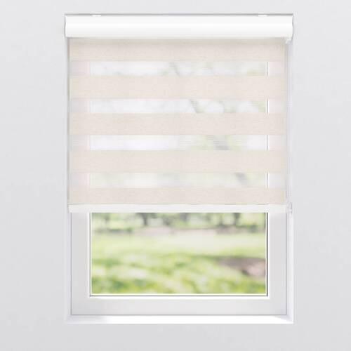 Doppelrollo Doppel-Rollo K.28mm Tl L - Naturfarben, KONVENTIONELL, Textil (40/175cm)
