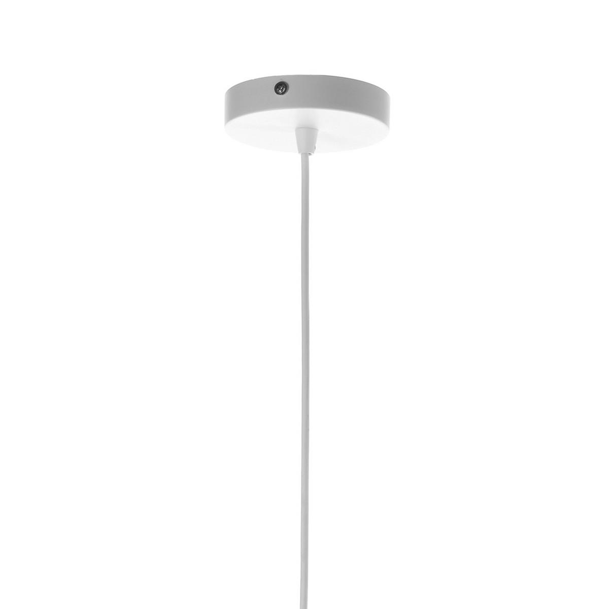 Pendelleuchte Weiß Hochglanz L: 65 cm 22w - Weiß Hochglanz, Basics, Metall (65/65/160cm)