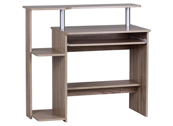 Computertisch mit Ablagefächer B 94cm H 90cm, Eichedekor - Sonoma Eiche, KONVENTIONELL, Holzwerkstoff (94/90/48cm) - Livetastic Computertisch mit Ablagefächer B 94cm H 90cm, Eichedekor - Sonoma Eiche, KONVENTIONELL, Holzwerkstoff (94/90/48cm) - Livetastic