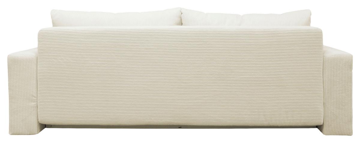 Schlafsofa Ralf Beige B: 232 cm - Beige/Silberfarben, Design, Textil (232/88/105cm) - MID.YOU