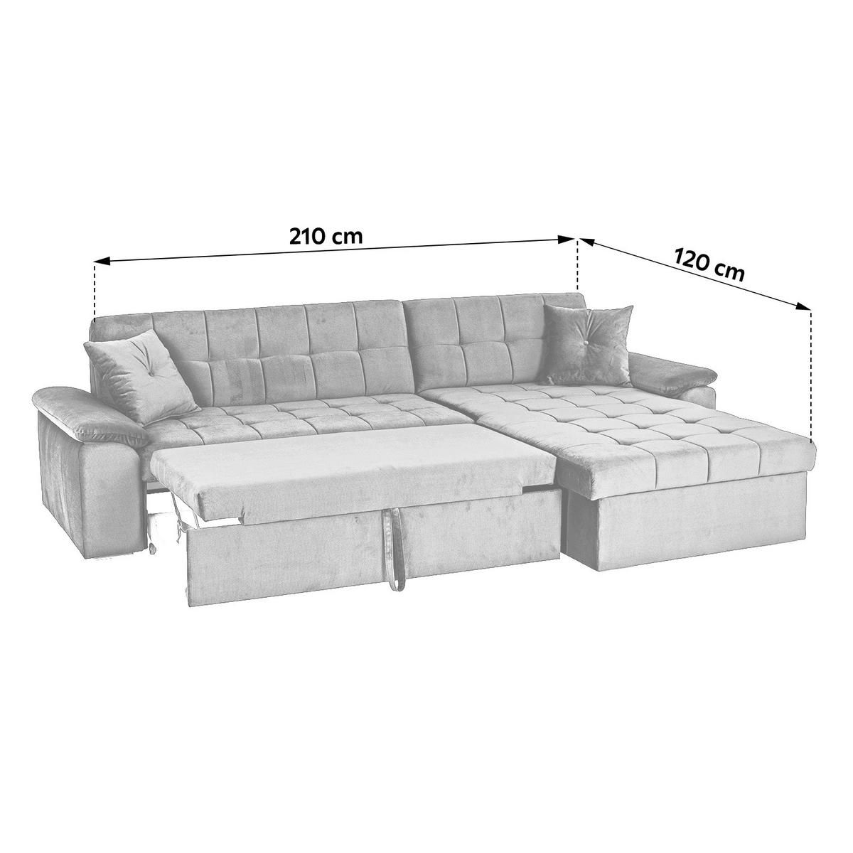 Sedacia súprava KEATON čierna, obojstranná montáž - čierna, Basics, textil (263/169cm) - Livetastic