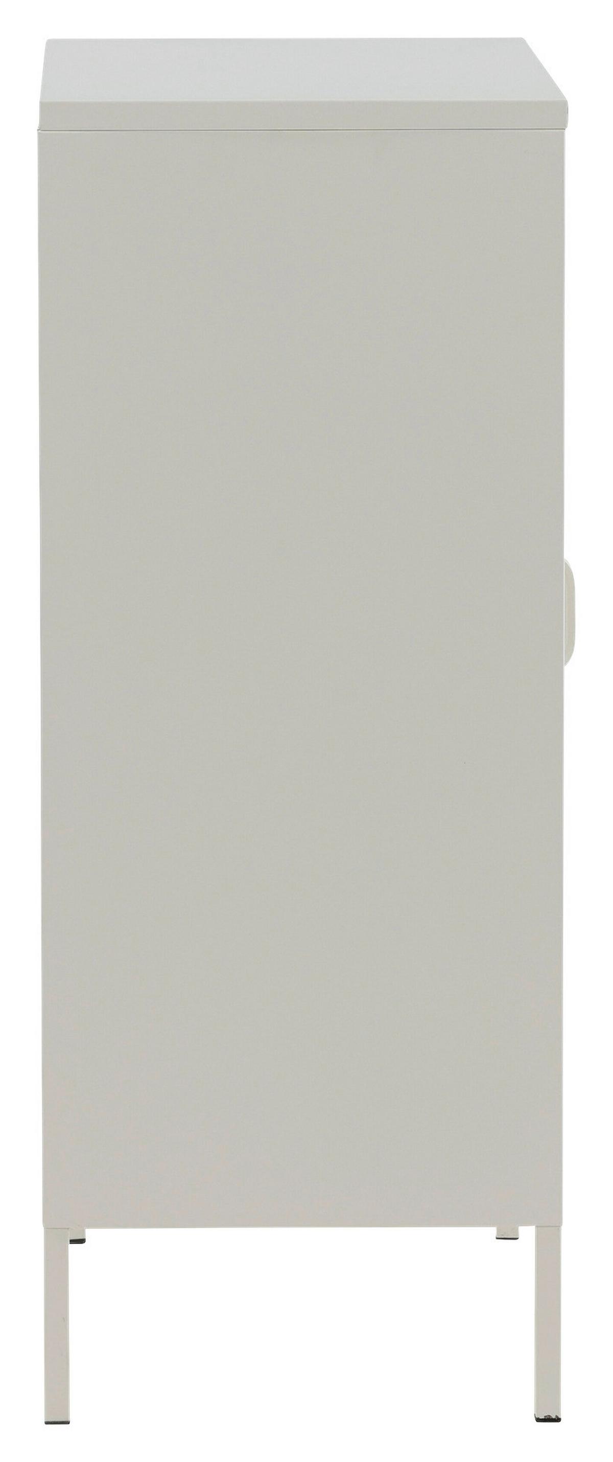 Sideboard Misha - Beige, Design, Metall (80/101,5/40cm) - Livetastic