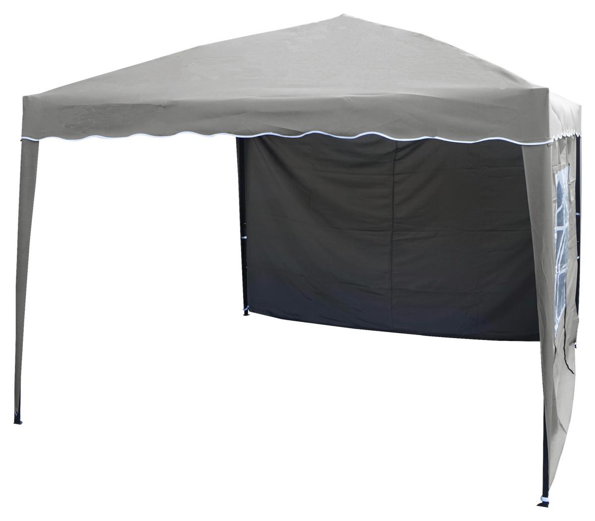 Pavillon Easy Up - Grau, KONVENTIONELL (295/250/295cm) - Gardenson