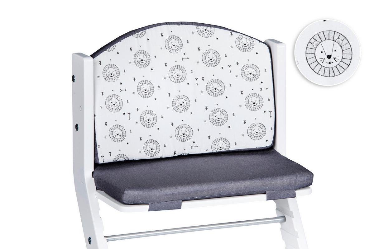 Hochstuhleinlage Grau, B/h/t: 38+40x26x4cm - Basics (38 + 40/26/4cm) - tiSsi