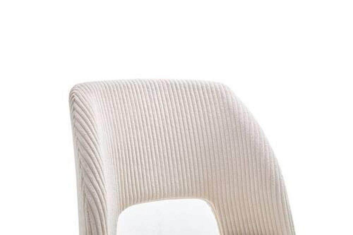 Židle Zoe béžová - černá/béžová, Lifestyle, kov/textil (51/82/57cm) - Mömax