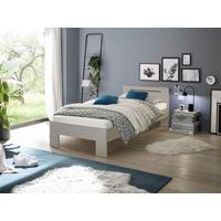 Bett Cannes 90 Kashmir Dekor 90x200 - Kaschmir, KONVENTIONELL, Holzwerkstoff (90/200cm) - Ondega