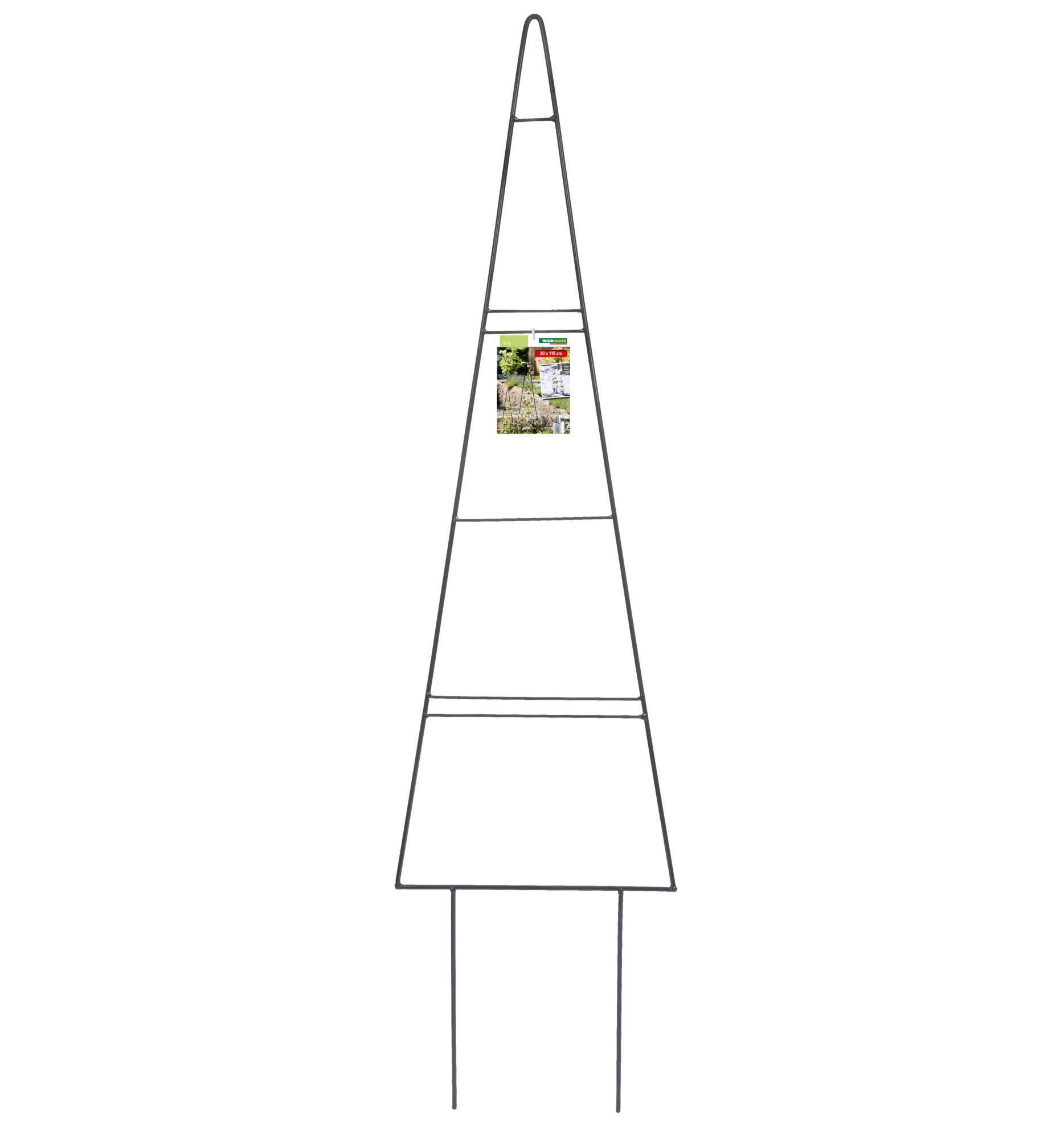 Rankgitter Tree Metall Anthrazit - Anthrazit, Basics, Metall (30/115cm)