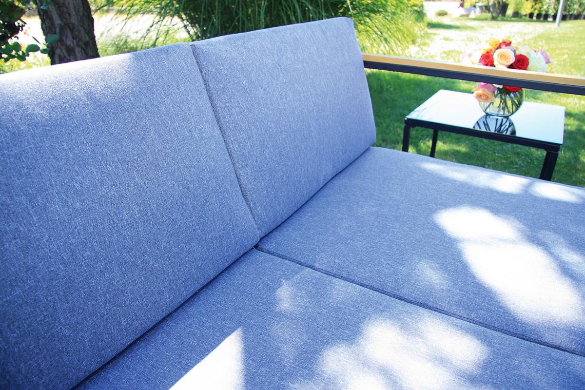 Loungegarnitur 5-tlg. Acamp Metall/textil Mit Kissen - Anthrazit, Basics, Textil/Metall - Acamp