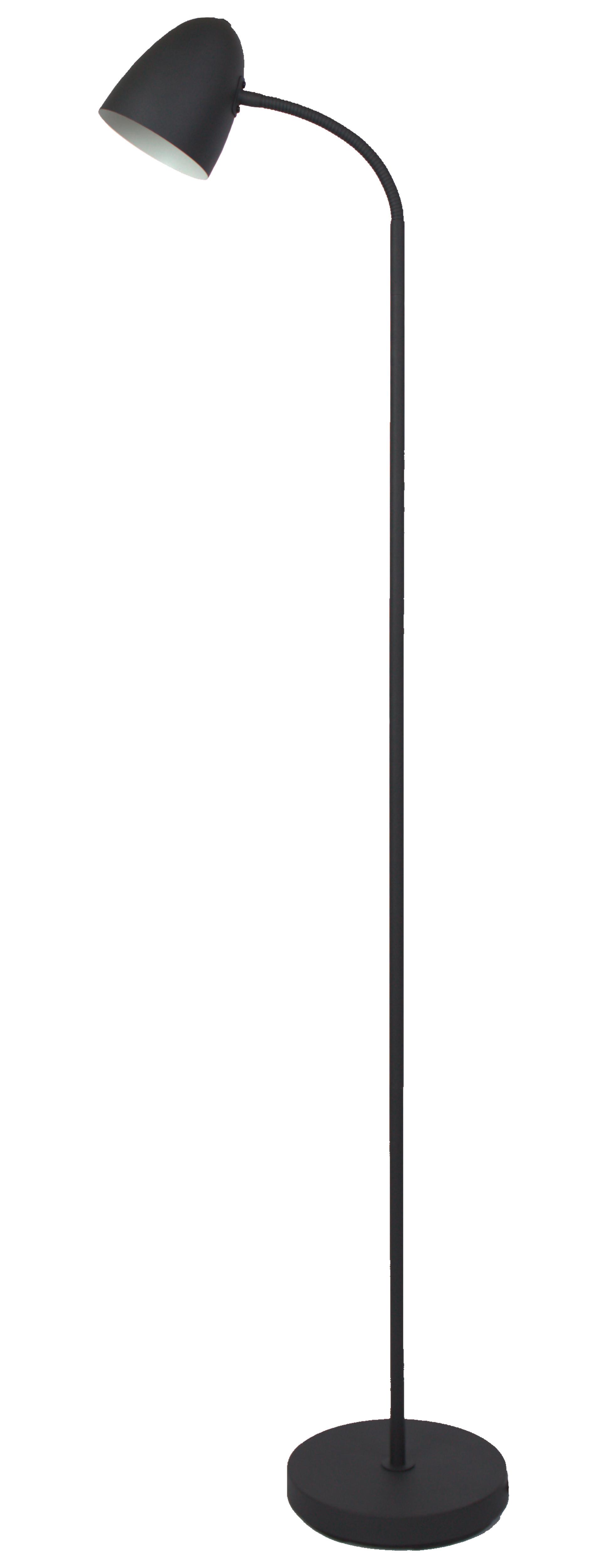 Stehleuchte 40870108 Jason - Schwarz, Design, Metall (20/37/140cm) - Globo