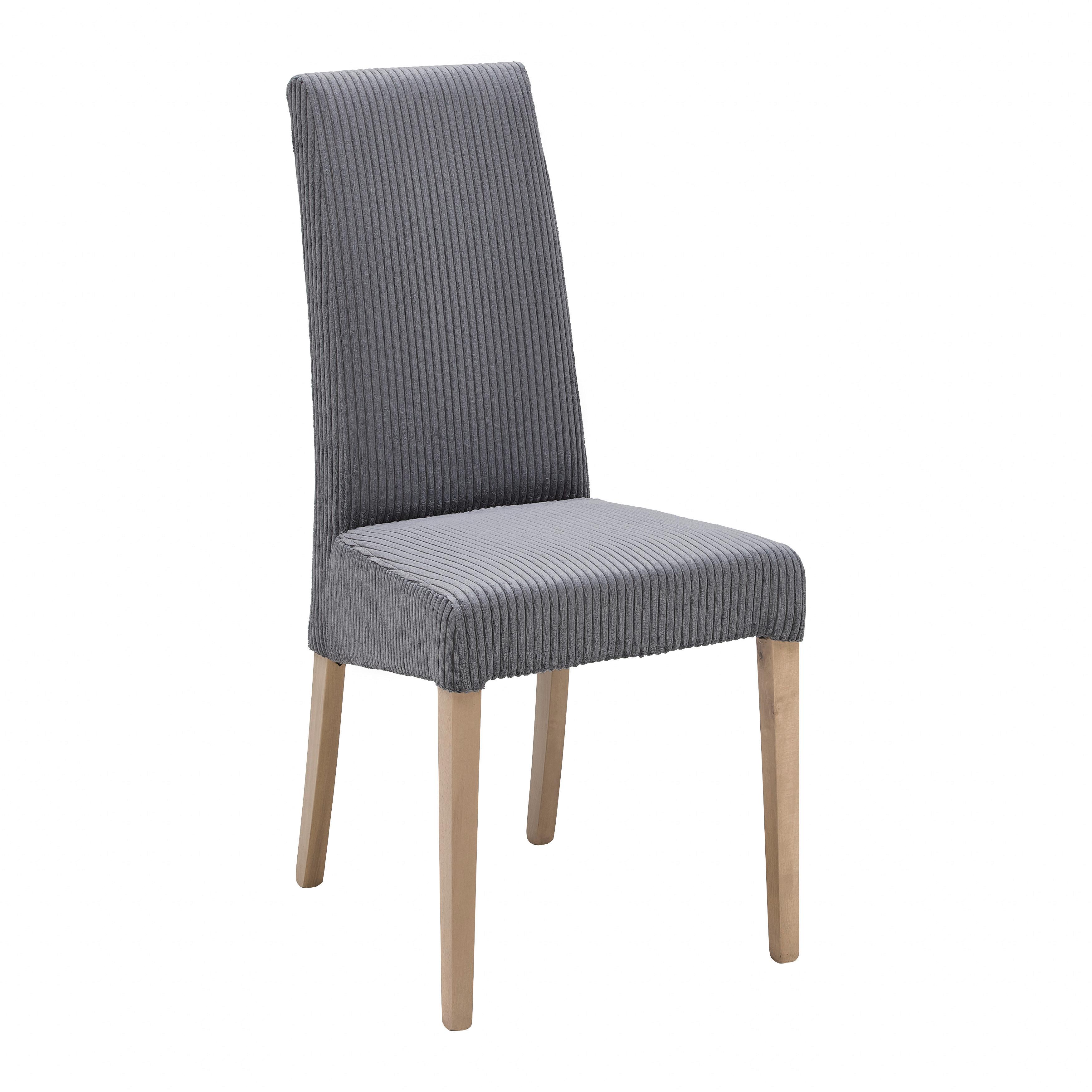 ŽIDLE ROKO - šedá/barvy dubu, Moderní, dřevo/textil (46/101/62cm) - Mömax