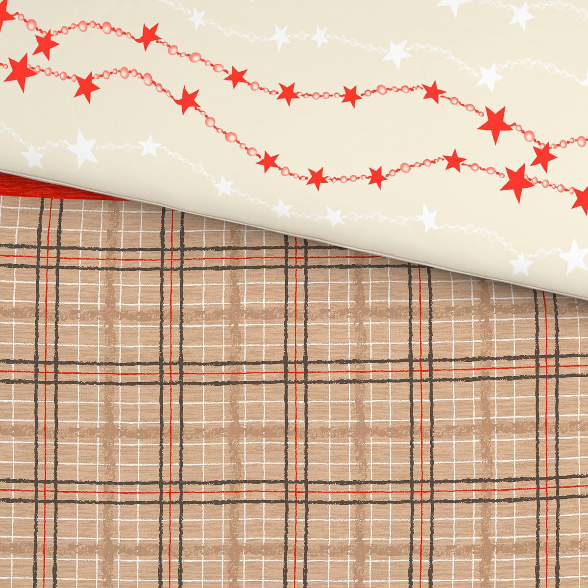 BETTWÄSCHE YULE - Beige/Rot, ROMANTIK / LANDHAUS, Textil - James Wood