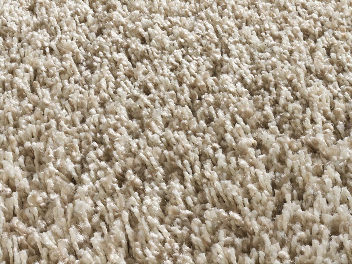 Hochflorteppich Fashion Shaggy Beige 200x200 cm - Beige, Basics, Textil (200/200cm) - Novel