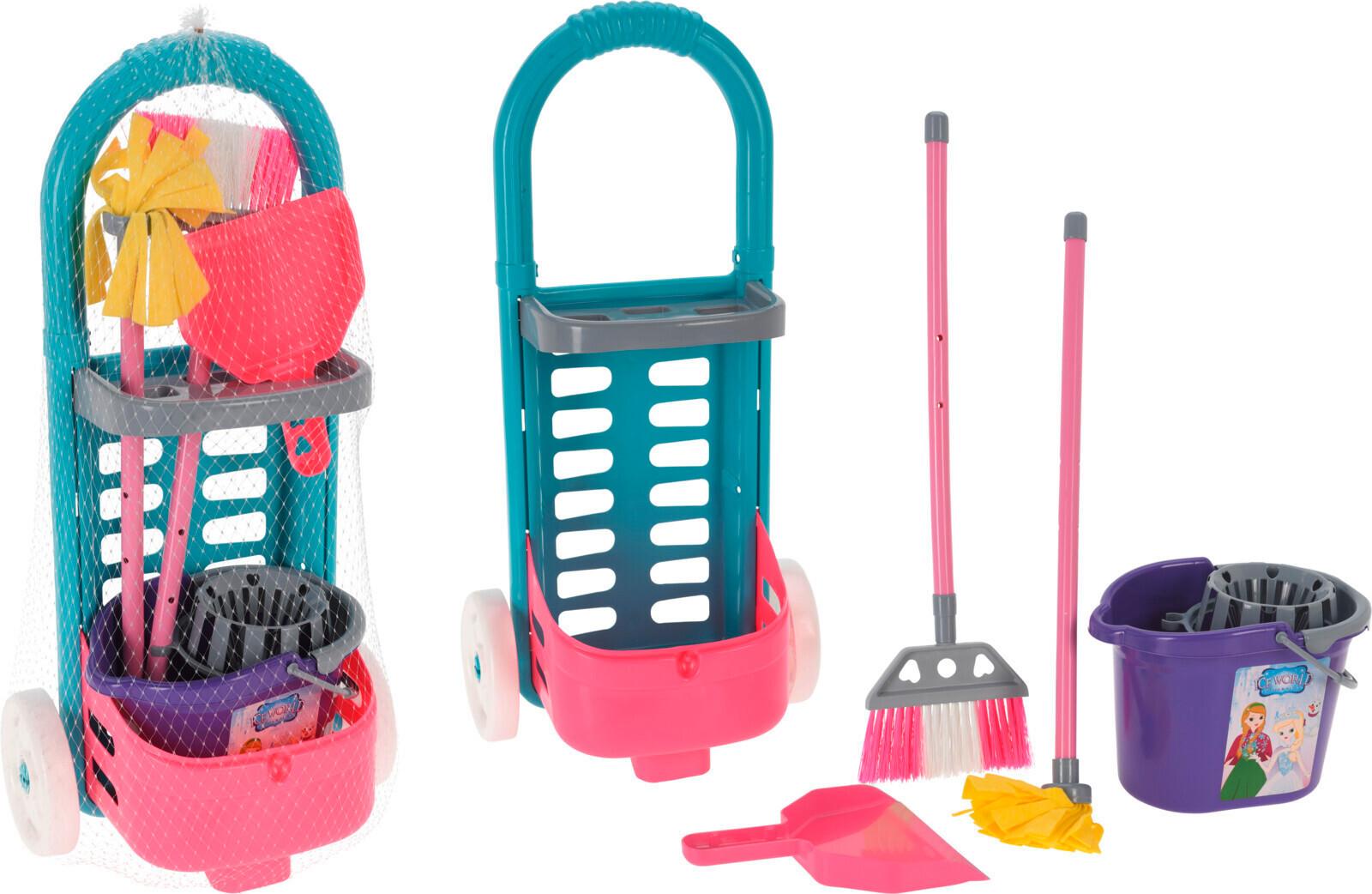 Kinderspielset Putzzubehör - Multicolor, Basics, Kunststoff (28/22/59cm)