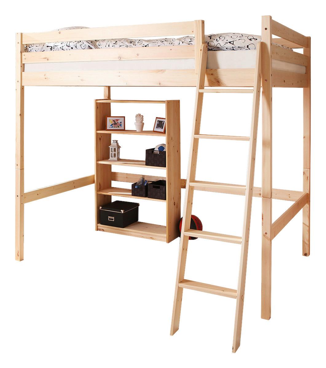 Hochbett mit großer Liegefläche und Absturzsicherung