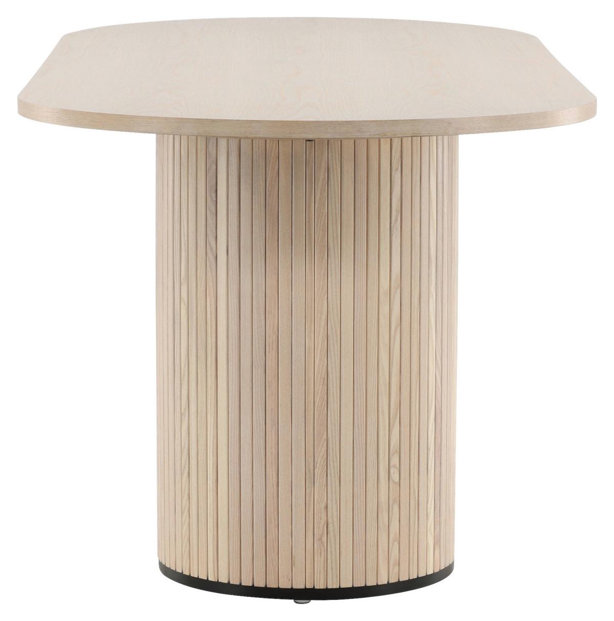 Esstisch Bianca - Eichefarben/Schwarz, Design, Holz/Holzwerkstoff (200/75/90cm) - Livetastic