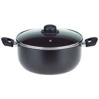 Húsosfőzőedény Kb. 6l - fekete/áttetsző, Konventionell, Üveg/fém (26/11cm) - Luca Bessoni