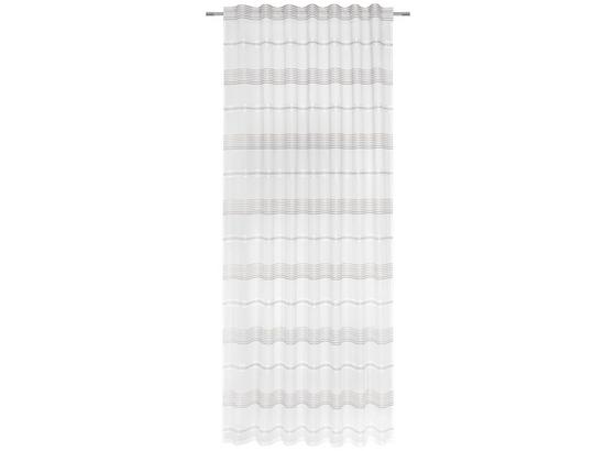 Záves Louis - hnedá/biela, Konvenčný, textil (140/245cm) - MÖMAX modern living Záves Louis - hnedá/biela, Konvenčný, textil (140/245cm) - MÖMAX modern living