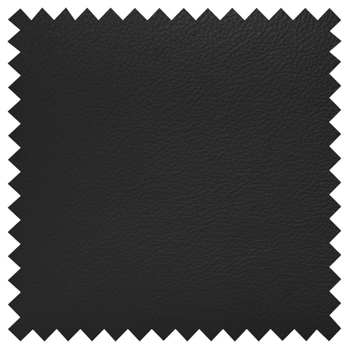 2-Sitzer-Sofa Oslo Schwarz B: 150 cm - Schwarz, Design, Leder (150/92/85cm) - Livetastic