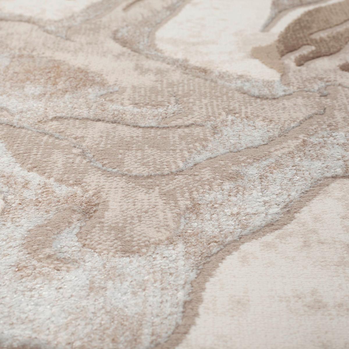 Webteppich Marbled - Beige, KONVENTIONELL, Textil (200/290cm)