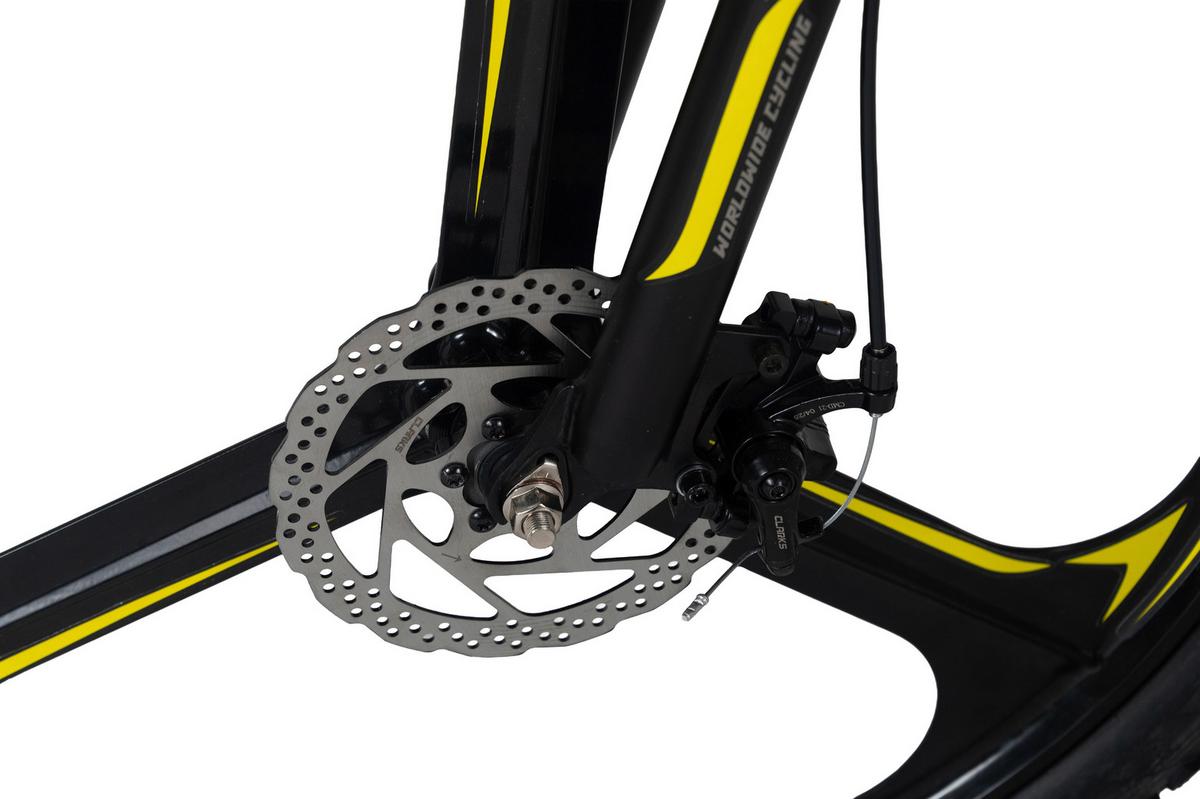WYLD Mountainbike FullyTopspin schwarz/Gelb 26'' - Schwarz, LIFESTYLE, Metall (25/140cm)