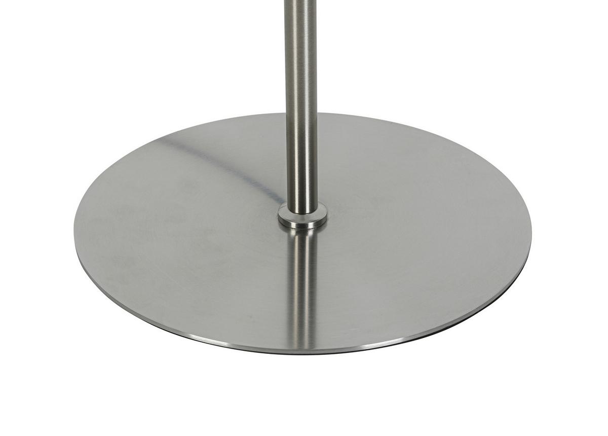 STOJACÍ LED SVÍTIDLO LINA - barvy chromu/barvy niklu, Moderní, kov/plast (23/23/151cm) - Mömax