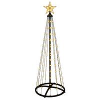 LED-DEKOLEUCHTE 370 warmweiße LEDs - Schwarz, MODERN, Kunststoff/Metall (70/70/210cm)