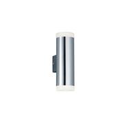 Led-wandleuchte Ray, Ip44, 2-Flammig - Chromfarben/Weiß, Basics, Kunststoff (16,6/5,2/8cm) - Trio Leuchten
