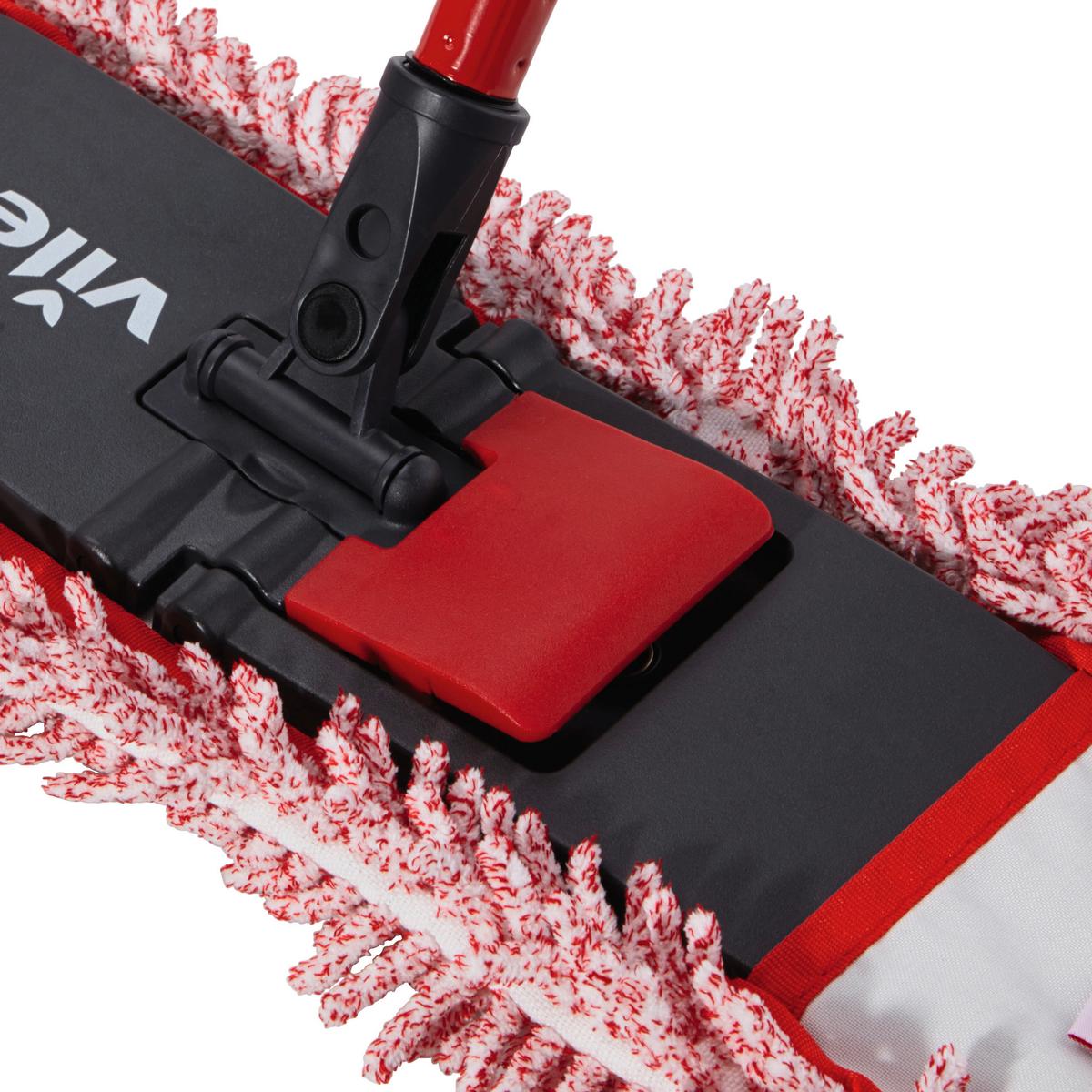 Bodenwischer Vileda-Mikrofaser - Rot, Basics, Kunststoff/Textil (156,0/16,0/60cm) - Vileda