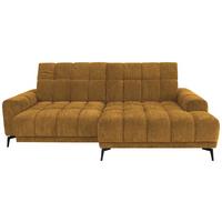 Rohová sedačka LAYA, pravá, horčicovožltá ženilka KANSAS - horčicovožltá, Modern, textil (250/155cm) - Premium Living