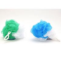 Badeschwamm Finchi - Blau/Weiß, Basics, Kunststoff (15cm)