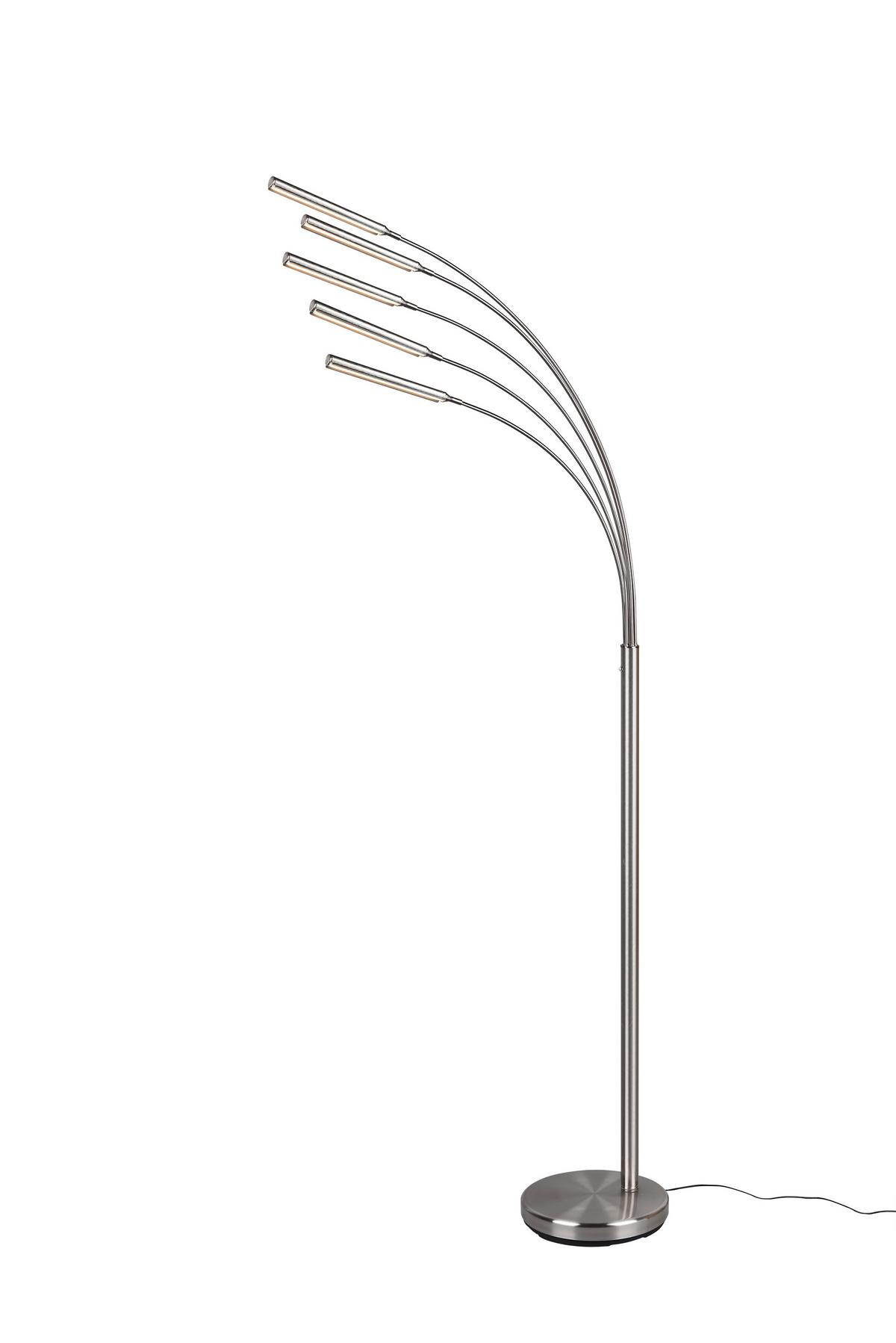 LED-Stehleuchte R41031507 Reed - Nickelfarben, Design, Metall (30,5/195/85,7cm)