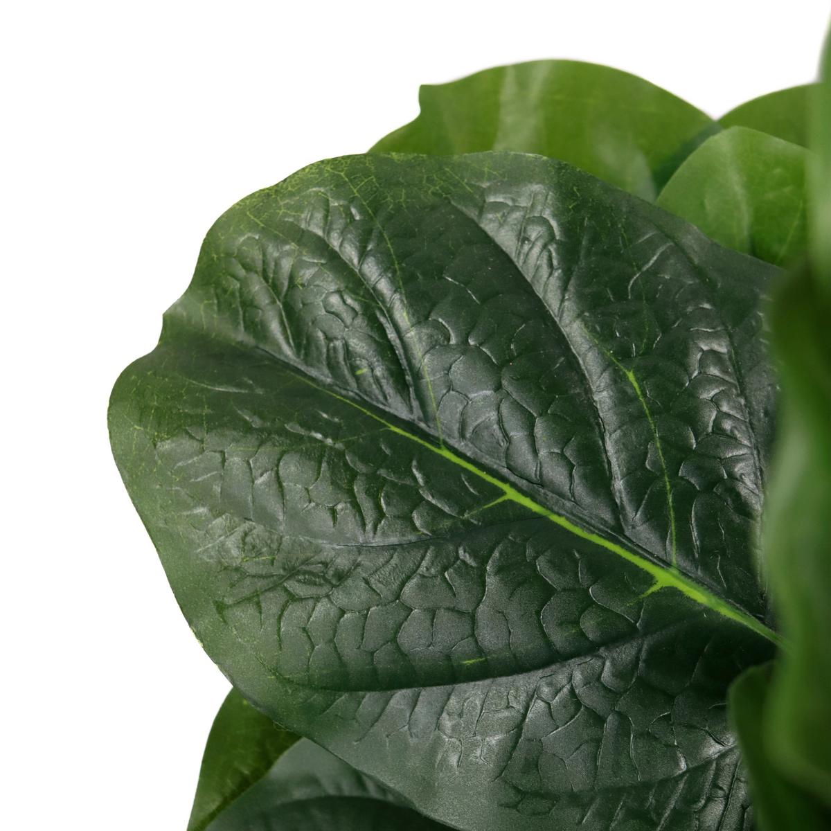 Kunstpflanze Grün/schwarz B: 20 Cm - Schwarz/Grün, MODERN, Kunststoff (20/80/20cm) - MID.YOU