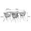 Gartenset Teak 5-Teilig Aus Teakholz - Grau/Teakfarben, MODERN, Glas/Holz Gartenset Teak 5-Teilig Aus Teakholz - Grau/Teakfarben, MODERN, Glas/Holz