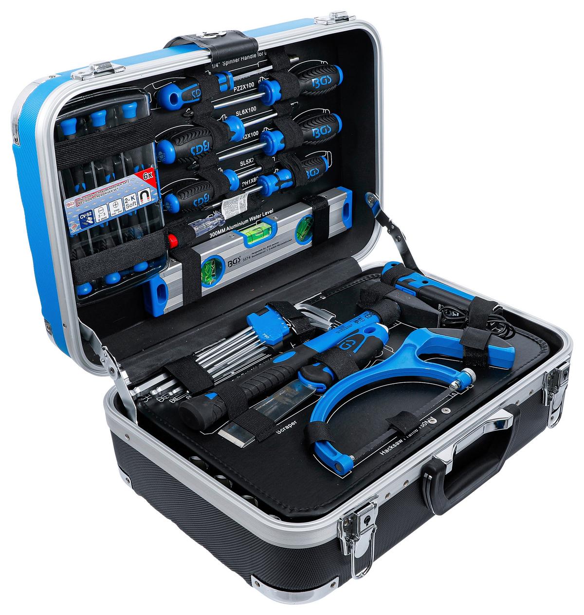Werkzeugkoffer Universal - Blau/Schwarz, Basics (45/33,1/18,3cm)
