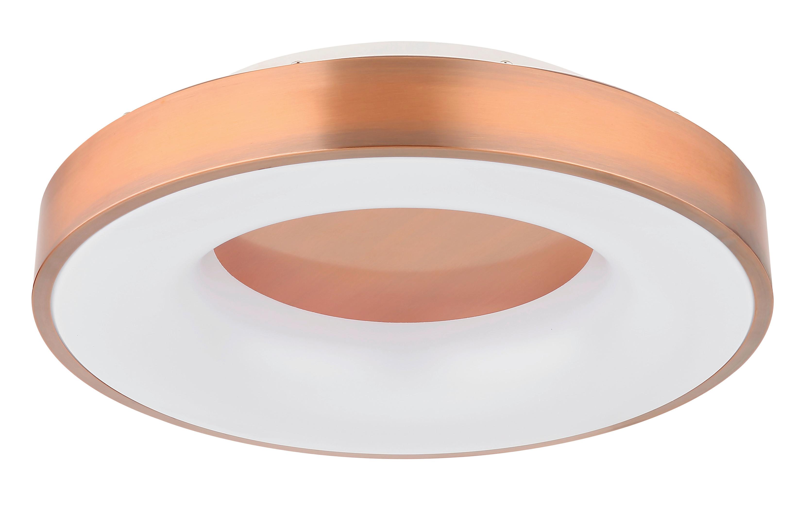 LED-Deckenleuchte 41758-30c Ø 40 cm - Opal/Weiß, Design, Kunststoff/Metall (40/10cm) - Globo