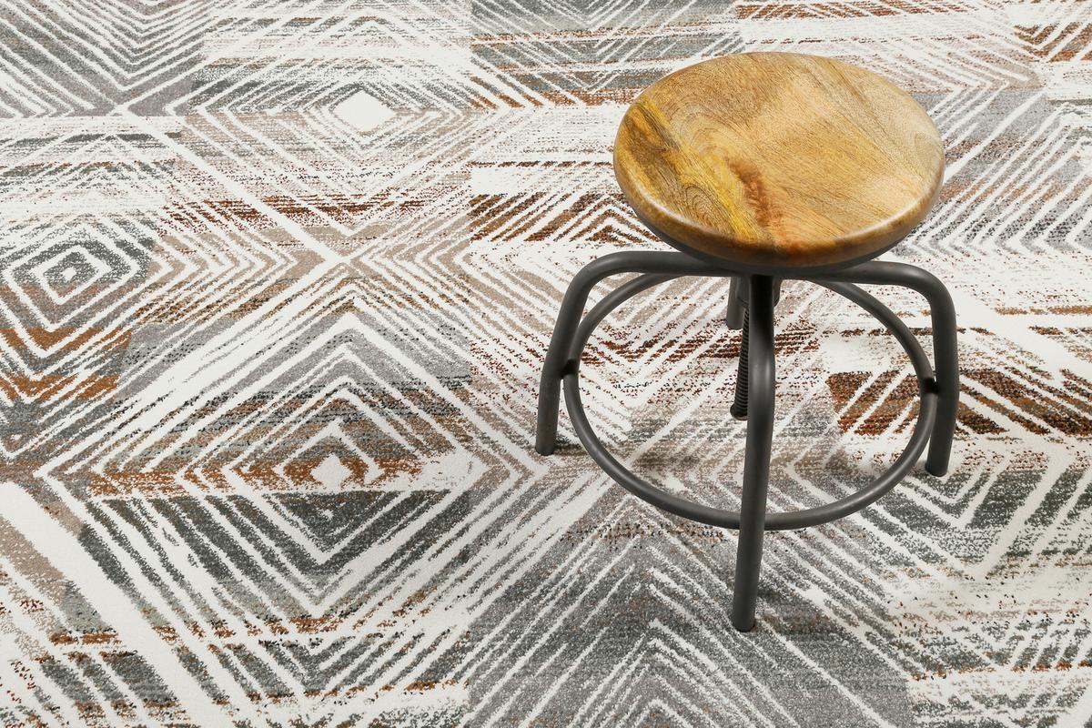 Webteppich Multicolor Cuba 200x290 Cm - Rostfarben/Multicolor, Design, Textil (200/290cm) - Esprit