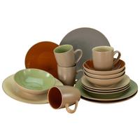 Kombinovaná souprava 16-dílná - vícebarevná, Basics, keramika (32,5/31/31cm) - Creatable