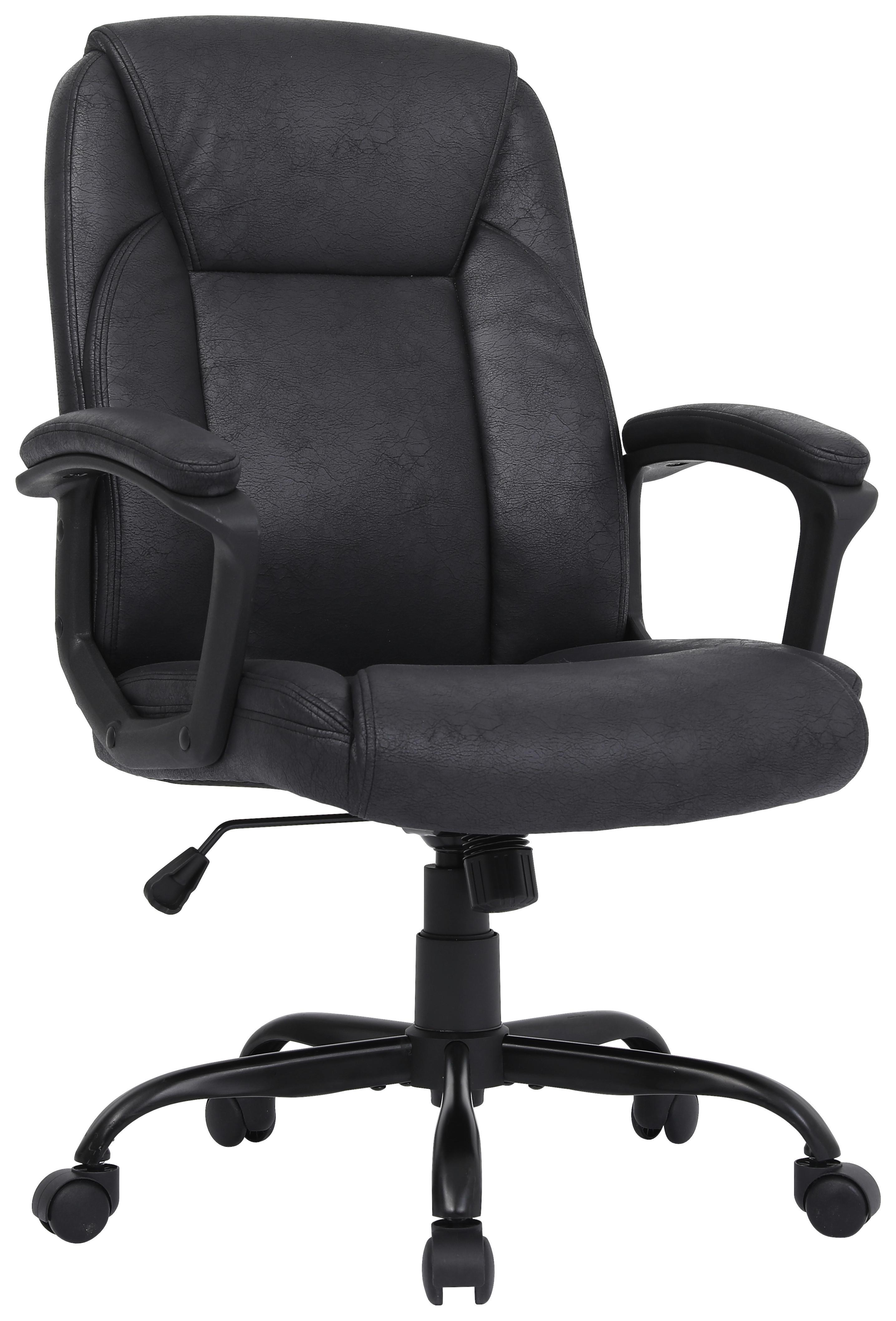 Chefsessel Paul - Schwarz, MODERN, Holz/Kunststoff (62/105/69cm)