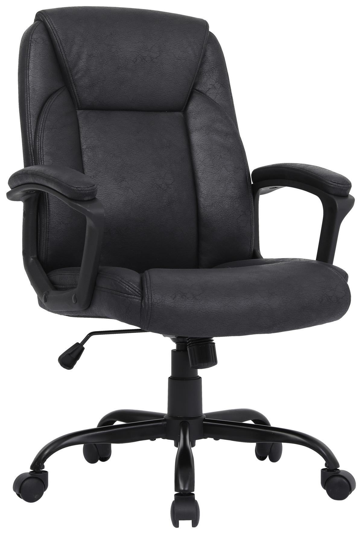 Chefsessel Paul - Schwarz, MODERN, Holz/Kunststoff (62/105/69cm)