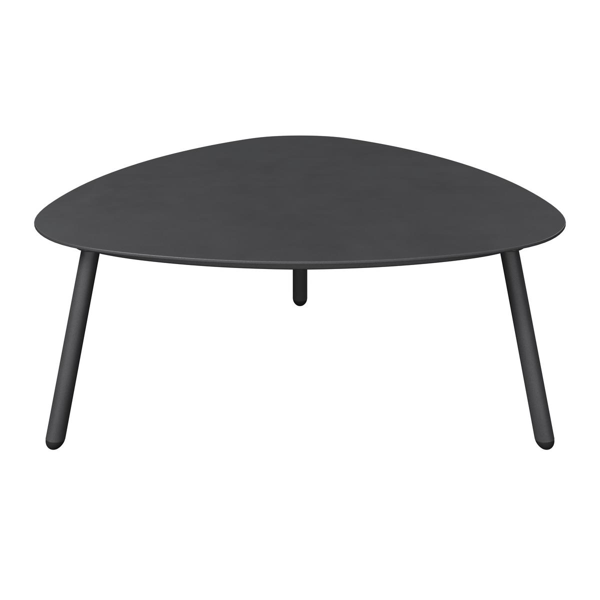 SADA STOLKŮ LEONIE - antracitová, Basics, kov (90/91/35cm) - Mömax