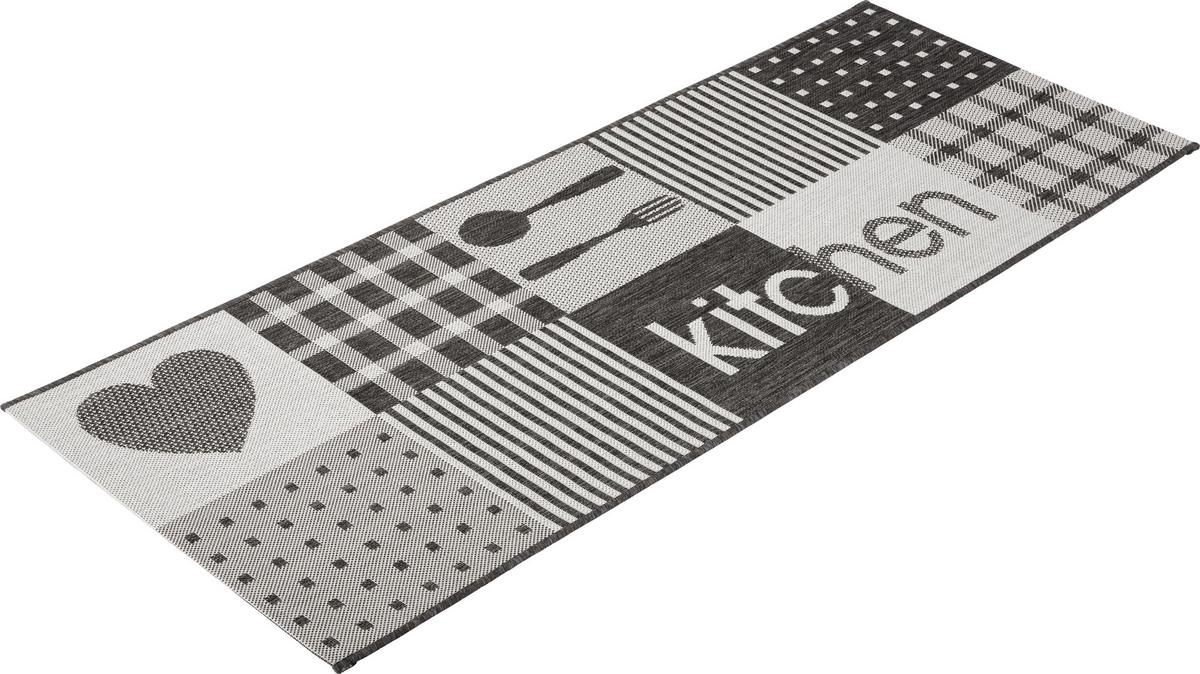 Futó Kitchen - ezüst/antracit, Basics, textil (80/200cm) - James Wood