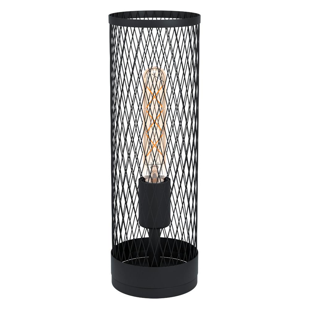 Tischleuchte 43536 Redcliffe - Schwarz, Design, Metall (12/12/38cm) - Eglo